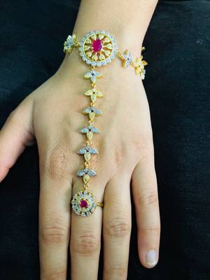 Gold diamond bracelets 1