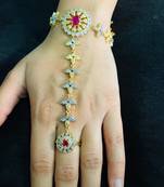 Gold diamond bracelets