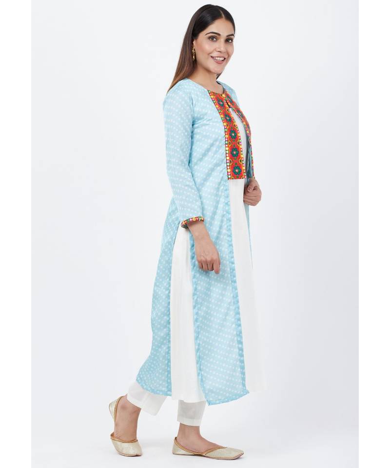 Arctic Blue Bandani Jacket with Under Shirt and Pants