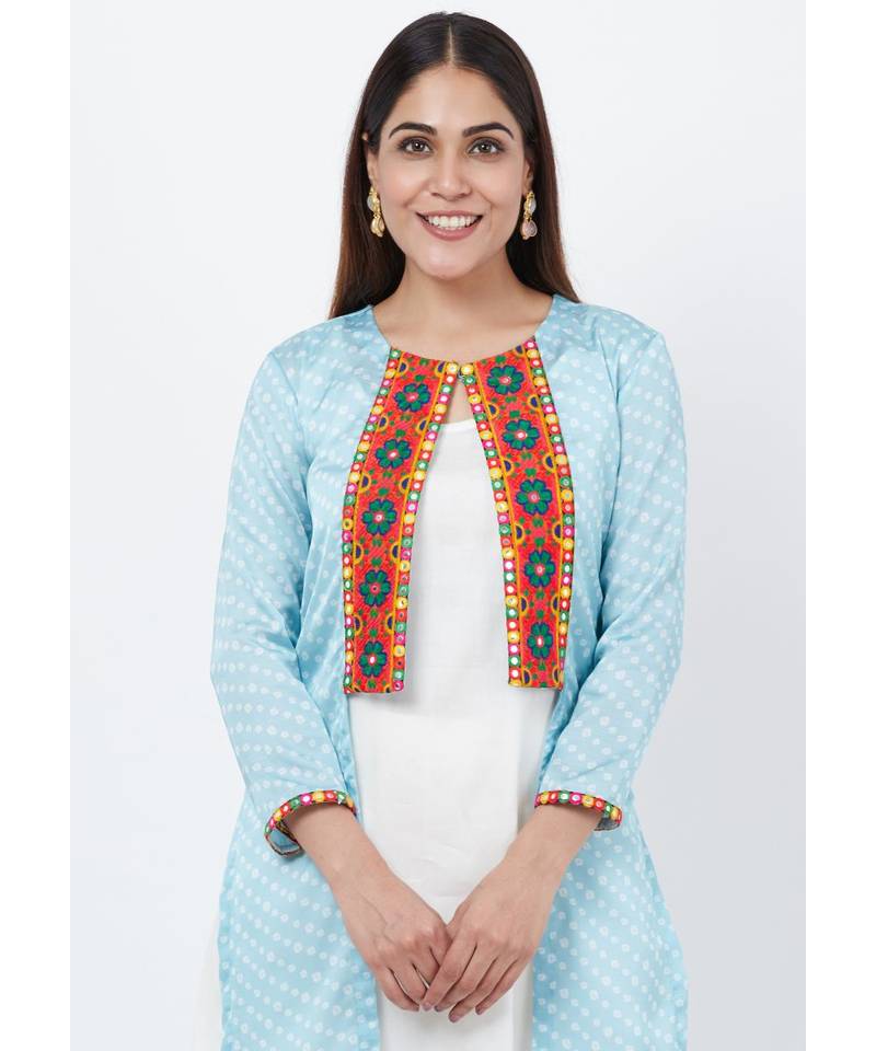 Arctic Blue Bandani Jacket with Under Shirt and Pants