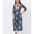 Gray Floral Embroidered Silk Kurti with Off-White Palazzo