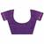 purple printed cotton saree with blouse