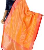 Yellow Woven Banarasi Dupatta