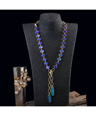 Blue Sky Look Designer Stylish Multi Shade Beautiful Fashionable Scarf Necklace 1