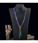 Blue Sky Look Designer Stylish Multi Shade Beautiful Fashionable Scarf Necklace