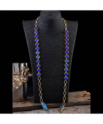 Blue Sky Look Designer Stylish Multi Shade Beautiful Fashionable Scarf Necklace 2
