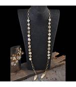 White Natural Stone Stylish Beautiful Fashionable Scarf Pattern Western Necklace