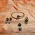 M Creation Gold Plated Combo Set For Women/Girls