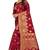 Maroon Women's Jacquard Silk Designer Saree With Blouse