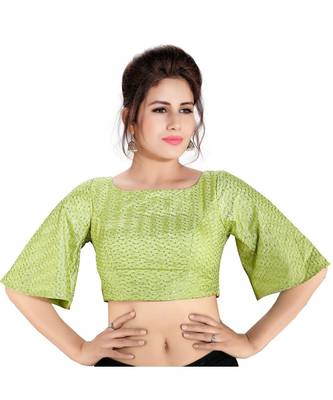 Peplum Sleeved Embroidered Readymade Designer Saree Blouse 1