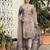 Grey Heavy Georgette Designer Pakistani Style Suit