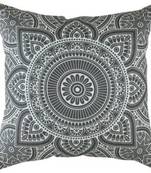 Indiancraft Printed Cushions Cover  (Pack of 2, 60 cm*60 cm, Grey)