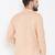 Pink plain pure linen men-kurtas