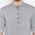 Grey plain pure cotton men-kurtas