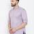 Purple plain pure cotton men-kurtas