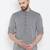 Grey plain pure cotton men-kurtas