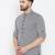 Grey plain pure cotton men-kurtas