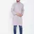 Blue plain pure cotton men-kurtas