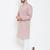 Red plain pure cotton men-kurtas