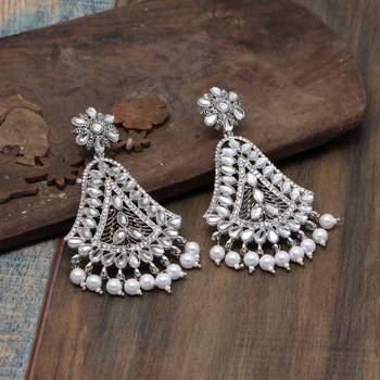 Silver Danglers Drops 4