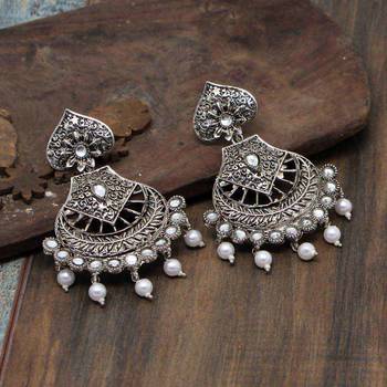 Silver Danglers Drops 4
