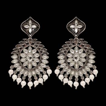 Silver Danglers Drops 3