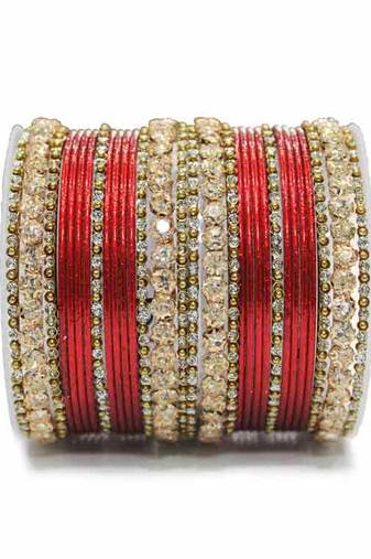 Red Zircon Bangles And Bracelets