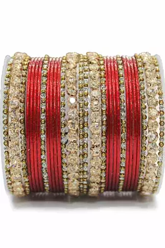Red Zircon Bangles And Bracelets