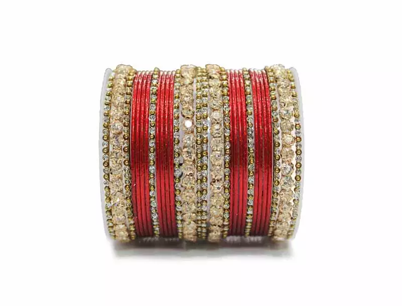 Red Zircon Bangles And Bracelets