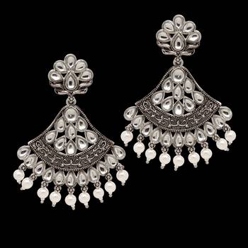 Silver Danglers Drops 3