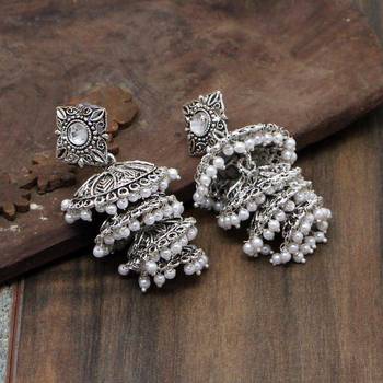 Silver Danglers Drops 4