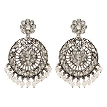 Silver Danglers Drops 1