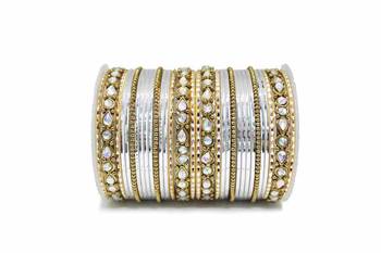 Silver Zircon Bangles And Bracelets 1