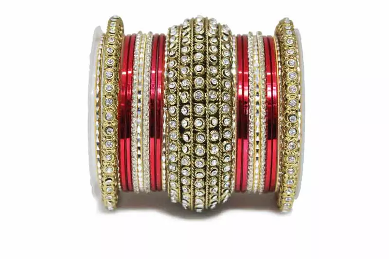 Red Zircon Bangles And Bracelets
