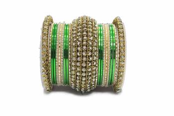 Green Zircon Bangles And Bracelets 1