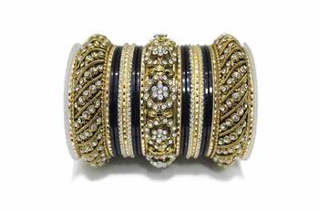 Black Zircon Bangles And Bracelets 1