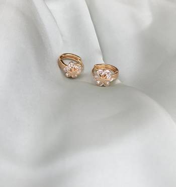Gold earrings 1
