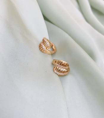 Gold earrings 1