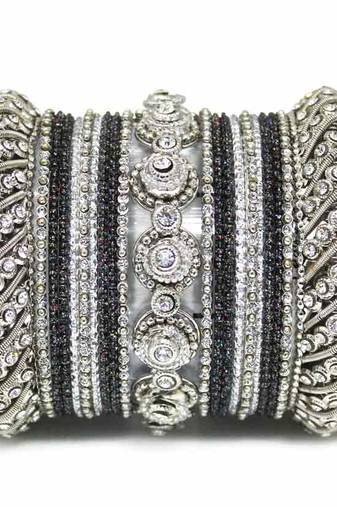 Black Zircon Bangles And Bracelets