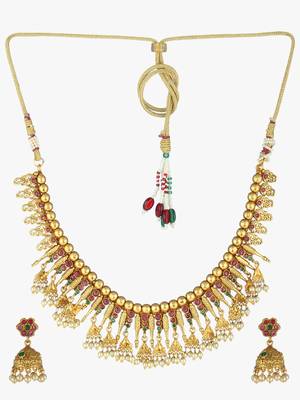 Gold Plated Copper Antique Chain Set 1