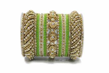 Green Zircon Bangles And Bracelets 1
