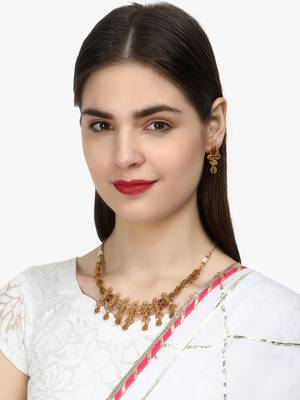 Gold Plated Copper Antique Chain Set 5