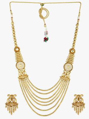 Gold Plated Copper Antique Chain Set 1