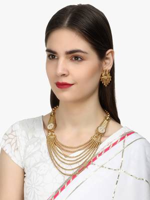 Gold Plated Copper Antique Chain Set 5