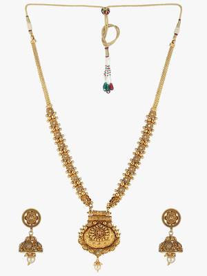 Gold Plated Copper Antique Chain Set 1