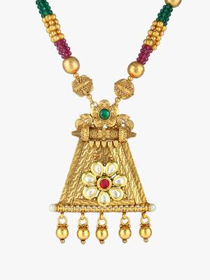 Gold Plated Copper Antique Chain Set 4