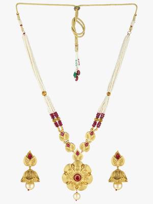 Gold Plated Copper Antique Chain Set 1