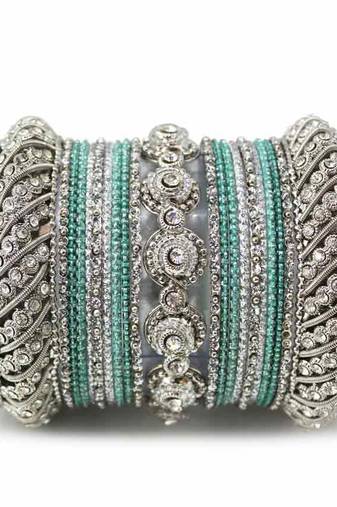 Green Zircon Bangles And Bracelets