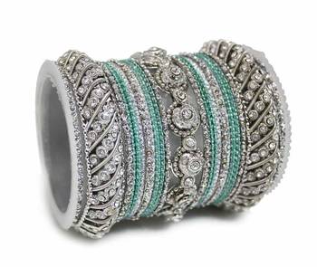 Green Zircon Bangles And Bracelets 2
