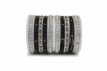 Black Zircon Bangles And Bracelets 1